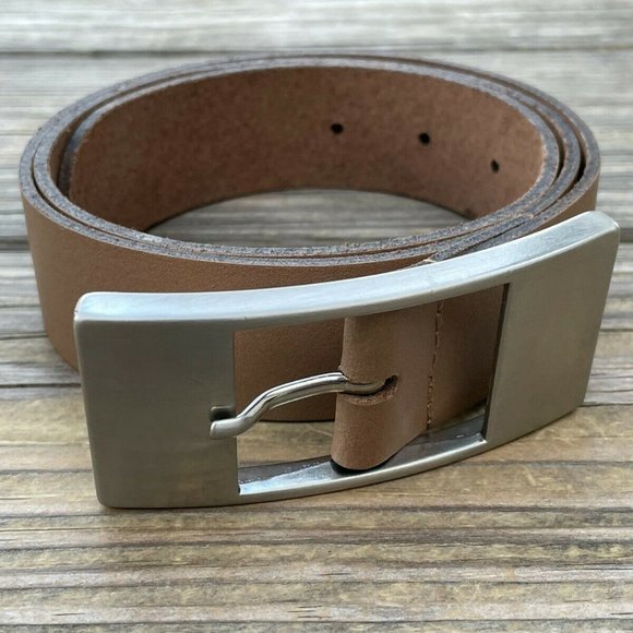 BERND GOTZ Belt Tan Genuine Leather German Made Waistband Size 30-31 inches - Picture 7 of 11